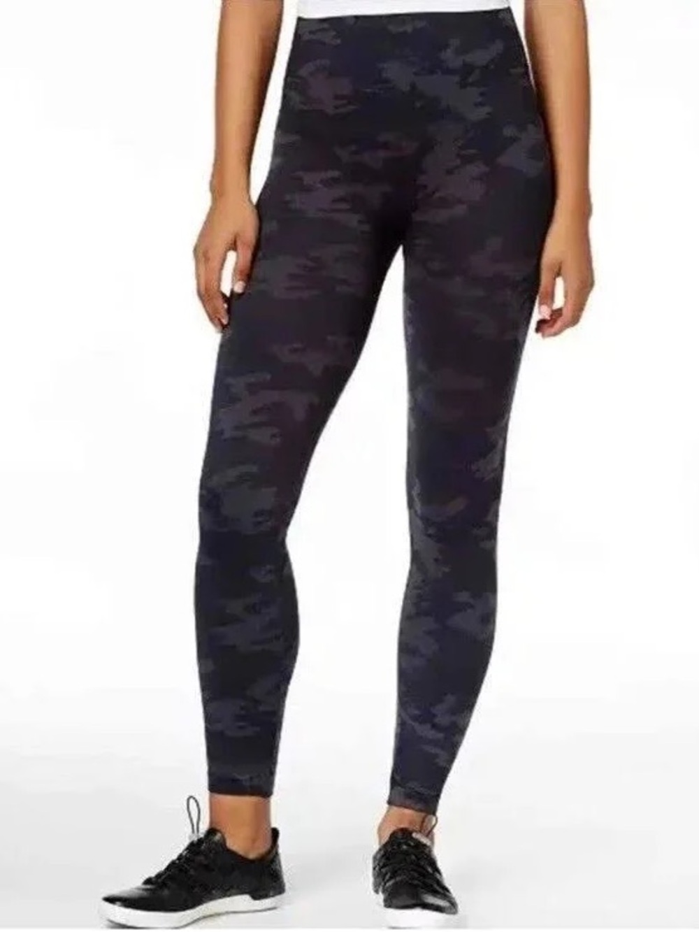 SPANX Black Camo Seamless High-Waist Leggings